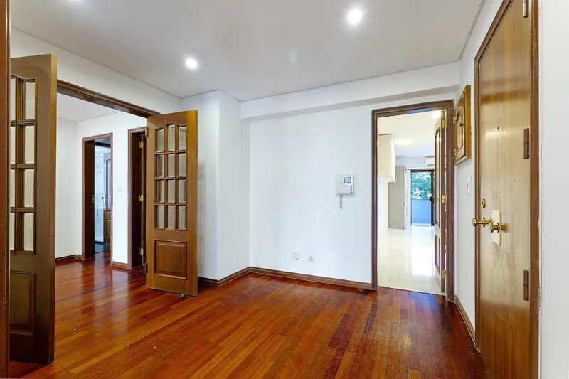 Hall de distribuição dos quartos